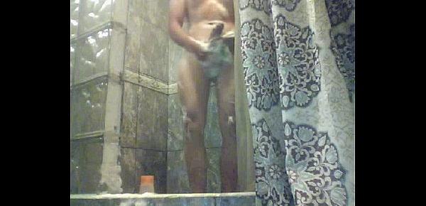  Chacalito vergon de tijuana se la jala Mexican twink jackoff in the shower